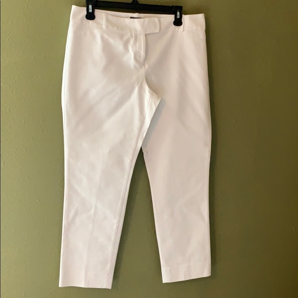 White dress or casual pants.